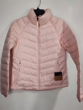 The North Face Jacket Womens Sz S Pink Salt Puffer Goose Down Aconcagua 550 Snow